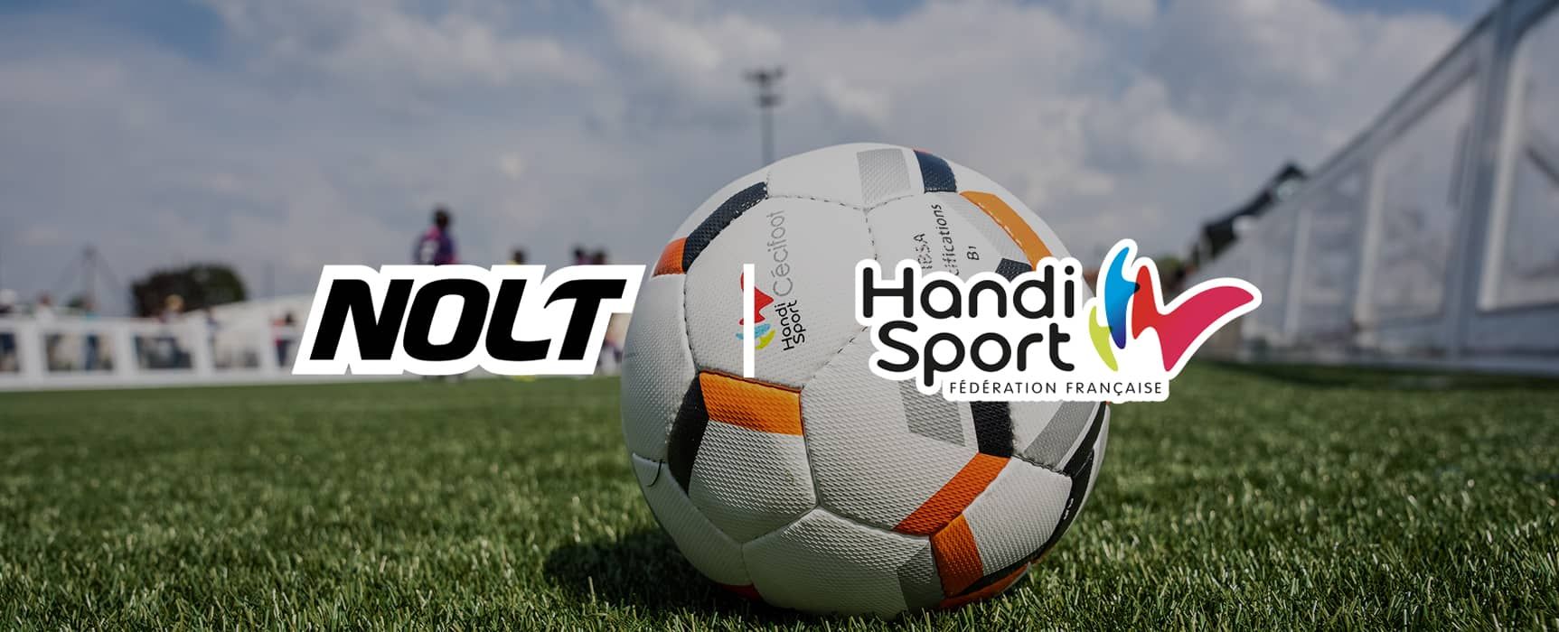 officiële kledingleverancier van de Franse para-voetbalteams van Handisport